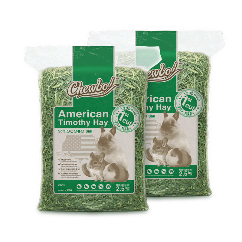 [激荀!] Chewbo 美國提摩西草一割 - 2.5kg x2包