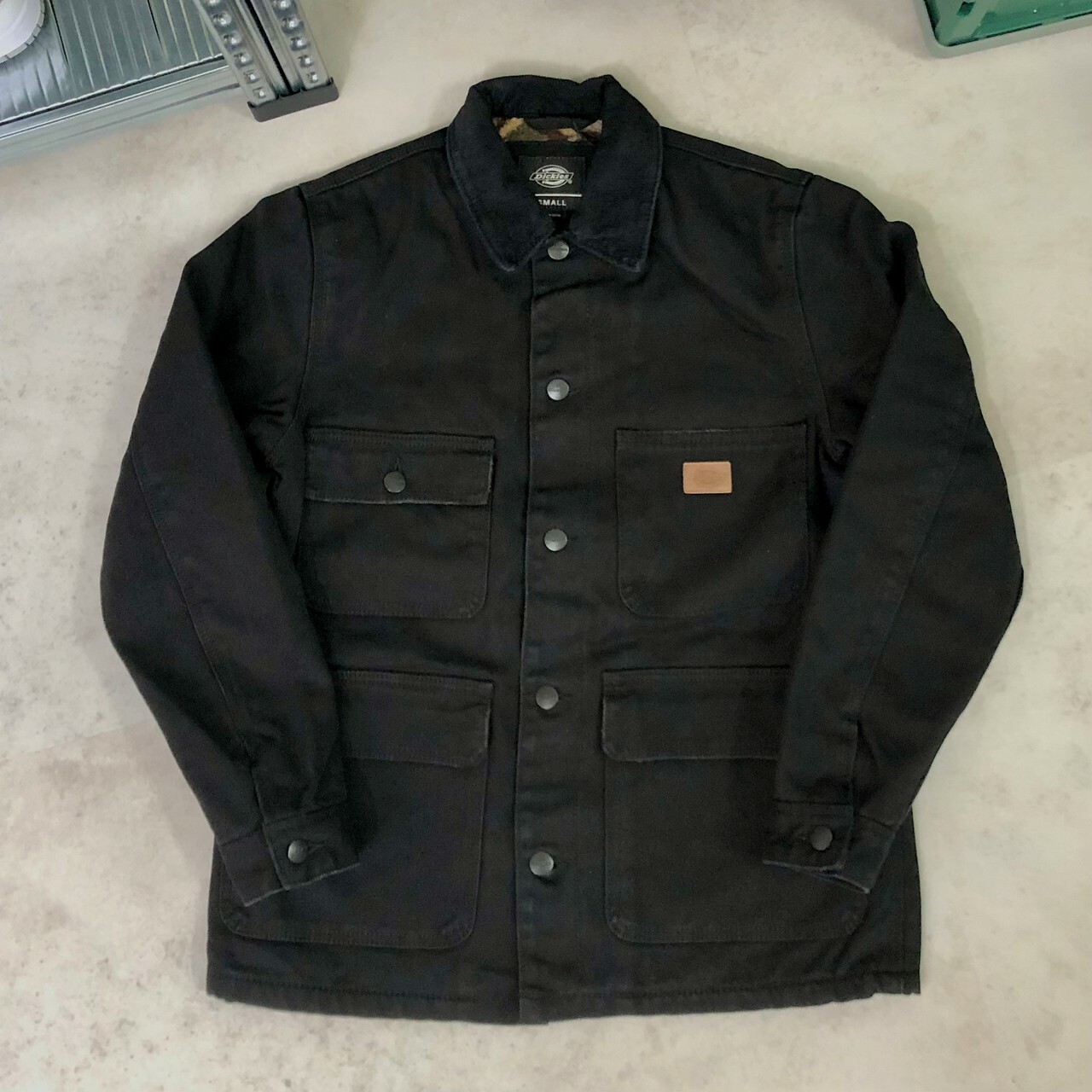 Dickies 口袋蟒蛇皮夾克黑色 DSQ3UTUJ759