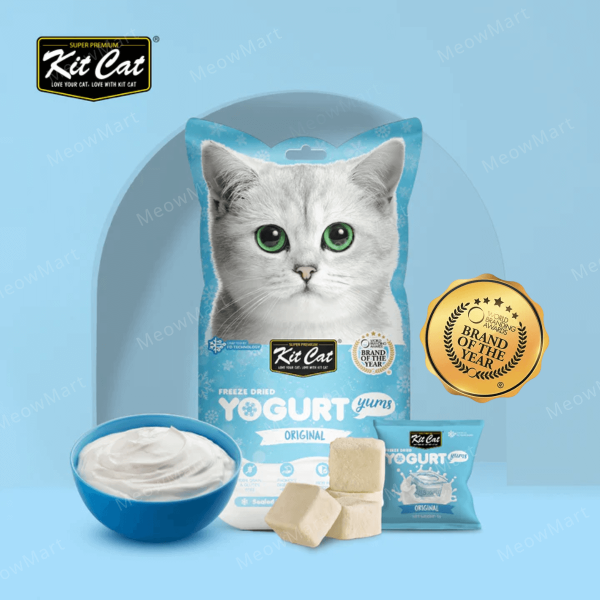 Kit Cat 益生菌天然凍乾乳酪脆脆 (原味) 10入