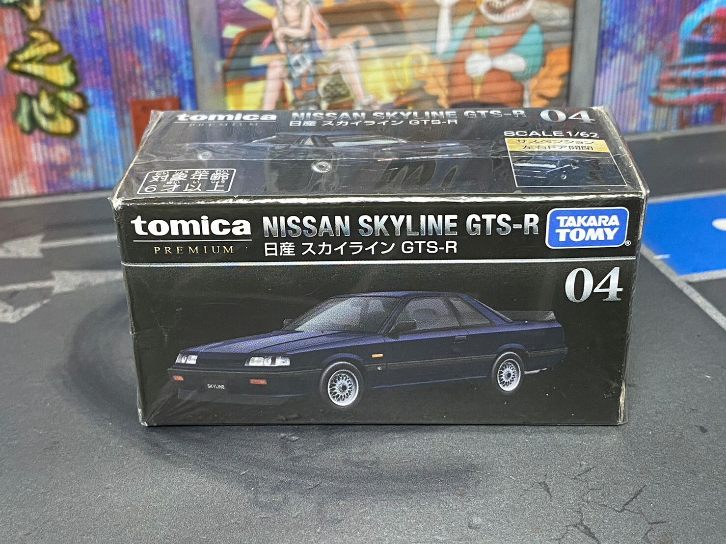○○0531A-TOMICA-盒裝-59號-全新未拆-PRM No.04 skyline GTS-R