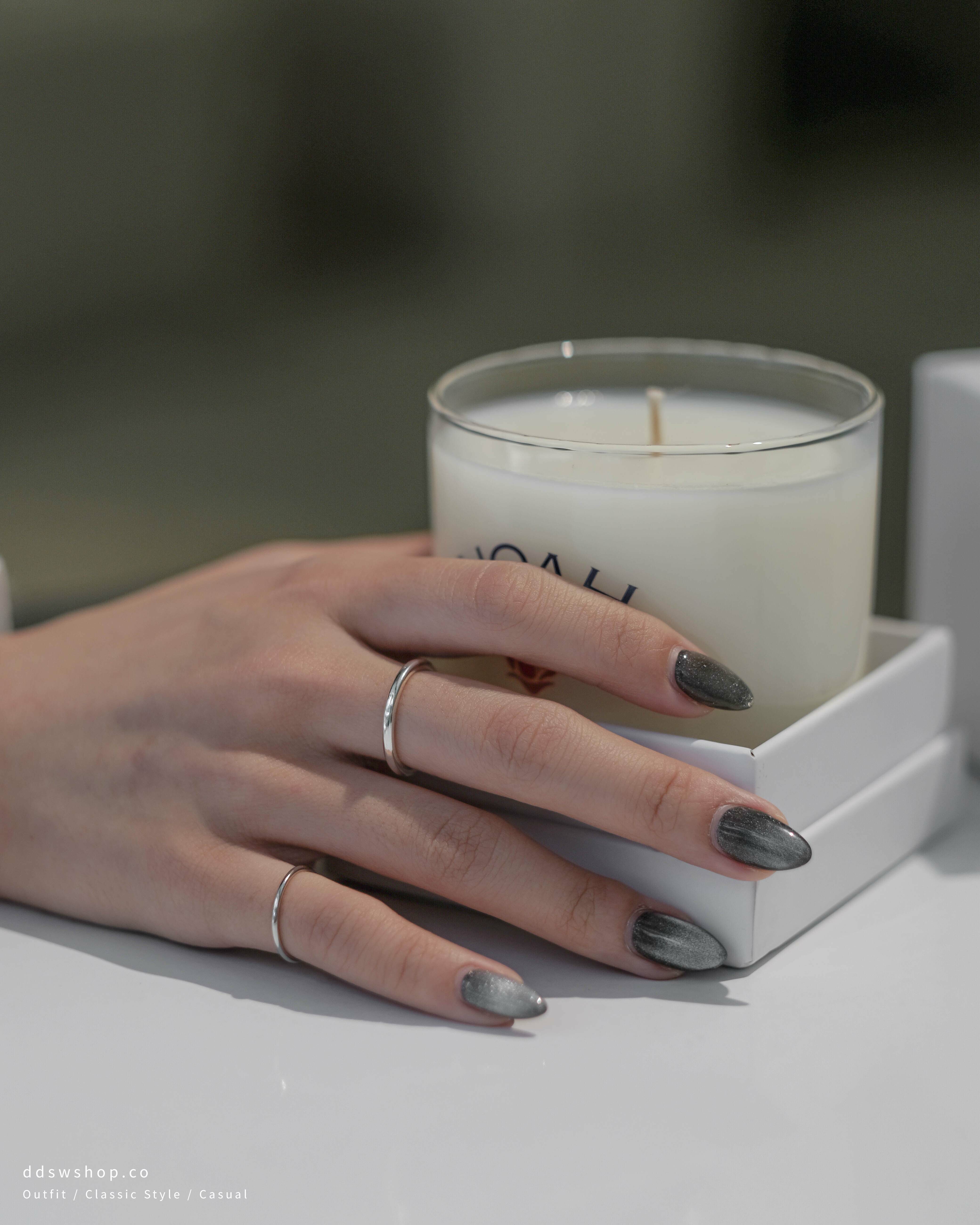 D.ecorate 細光圈戒指