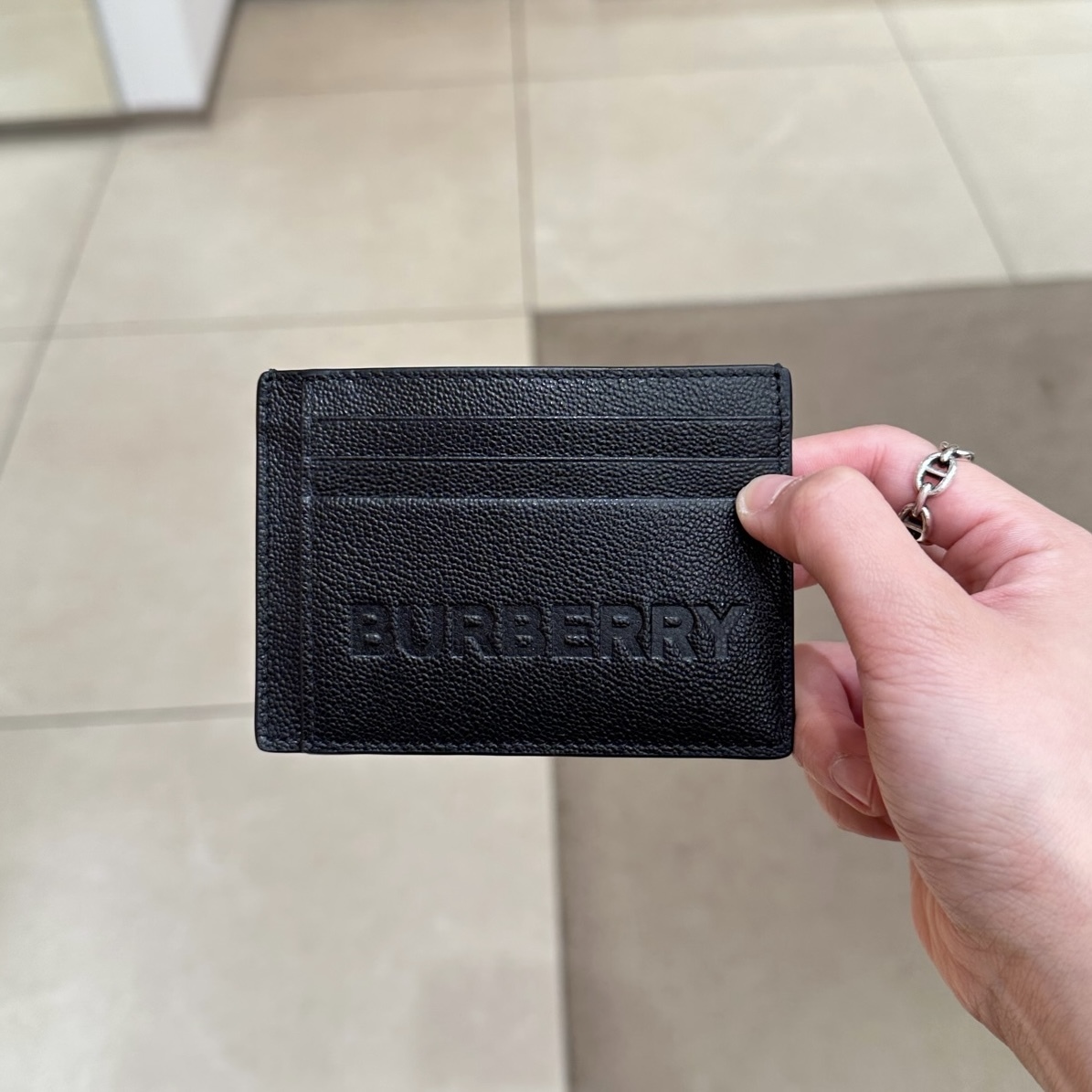 Outlet Burberry Card Holder Clip