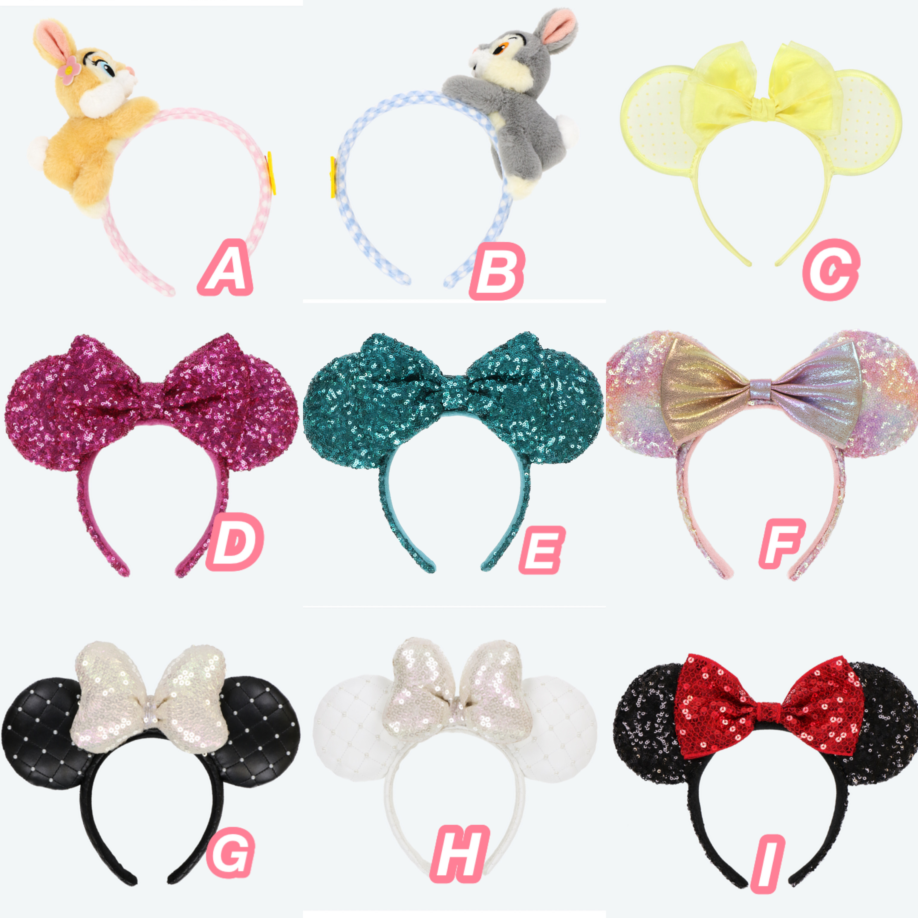 日本迪士尼Disney Sea 連線 頭箍系列