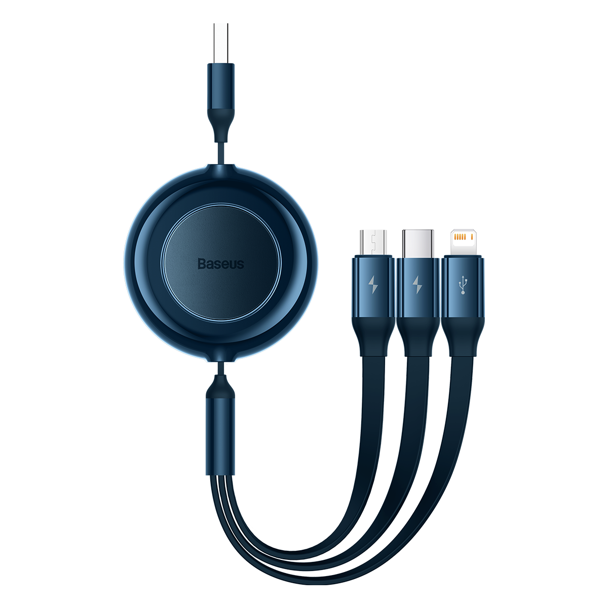【Baseus倍思】明鏡系列 2 伸縮一拖三快充數據線 M+L+T 3.5A
