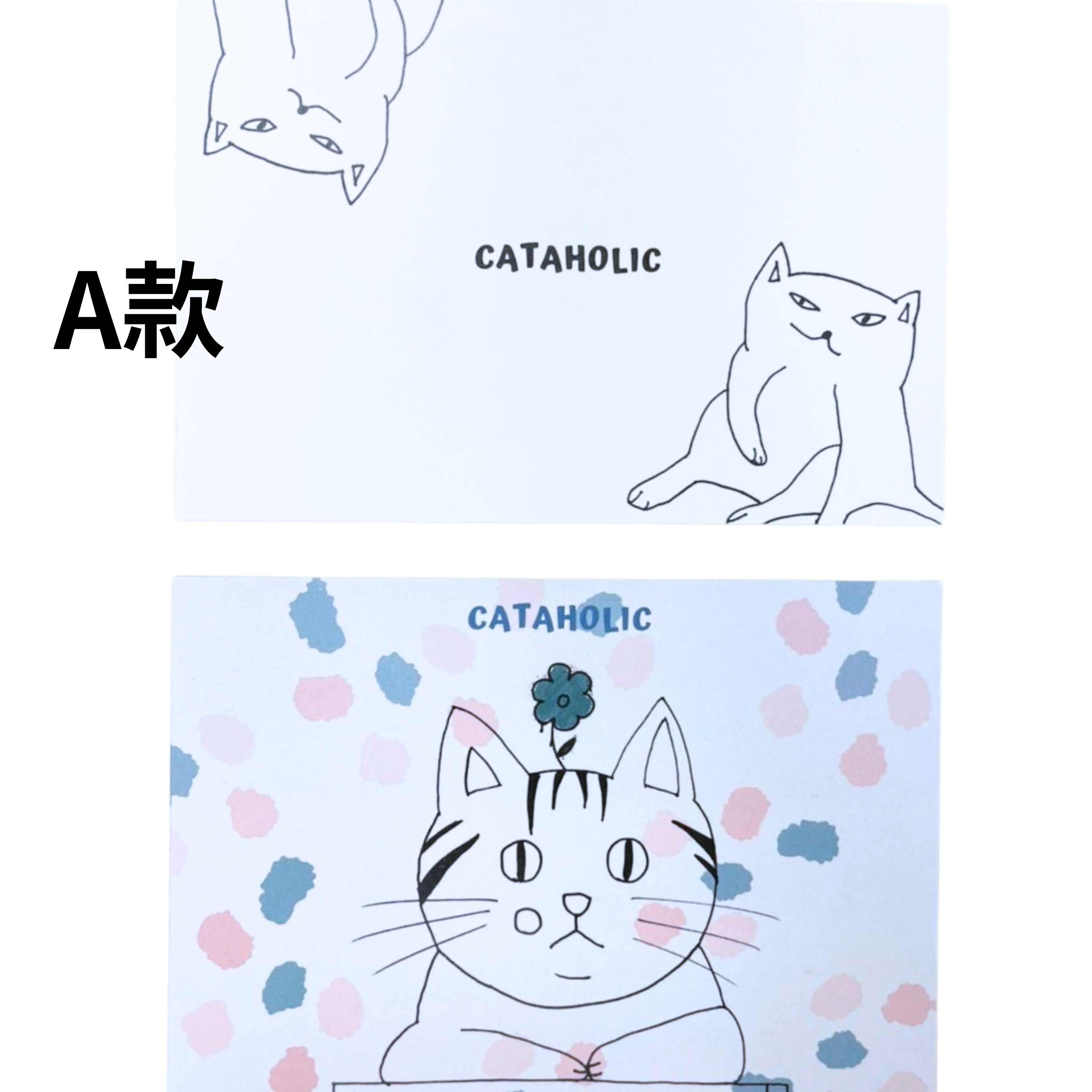 Cataholic 明信片-Ａ/B兩款（每款兩張一組）
