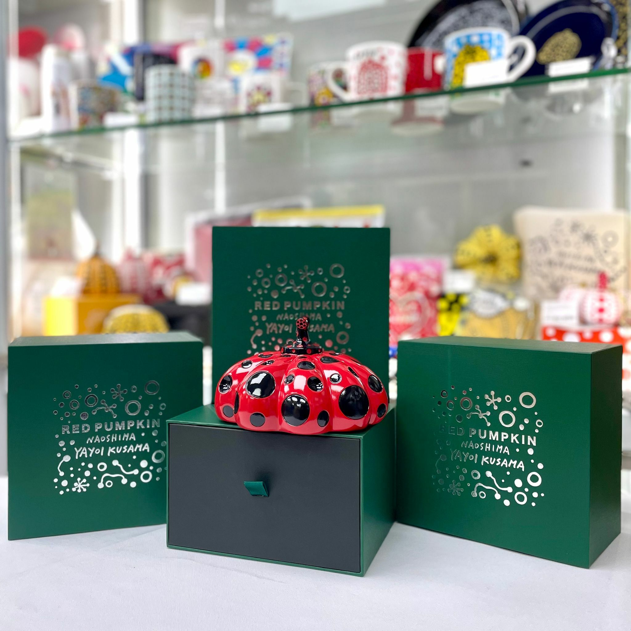 Yayoi Kusama Red Pumpkin Object