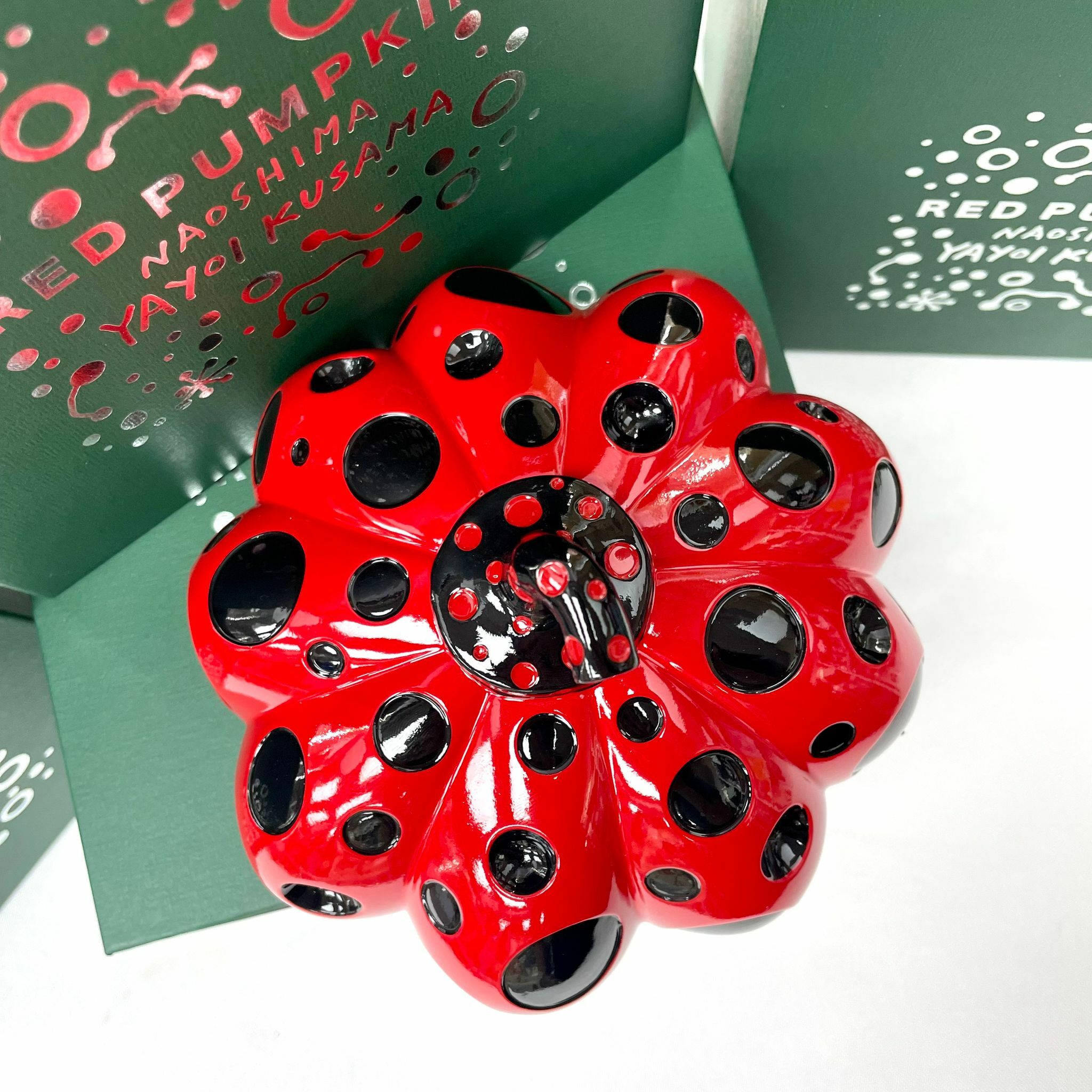 Yayoi Kusama Red Pumpkin Object