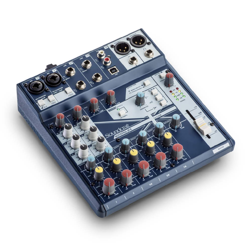 Soundcraft Soundcraft / Notepad 8FX USB類比混音機 第 2 張圖片｜三峽錄音 / 音響