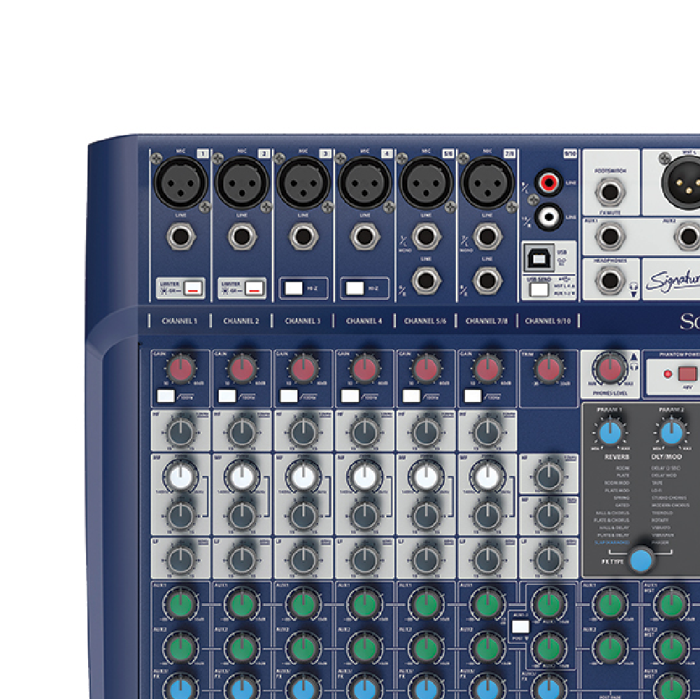 Soundcraft Soundcraft / Signature 10 10軌USB混音機(代理公司貨) 第 3 張圖片｜三峽錄音 / 音響