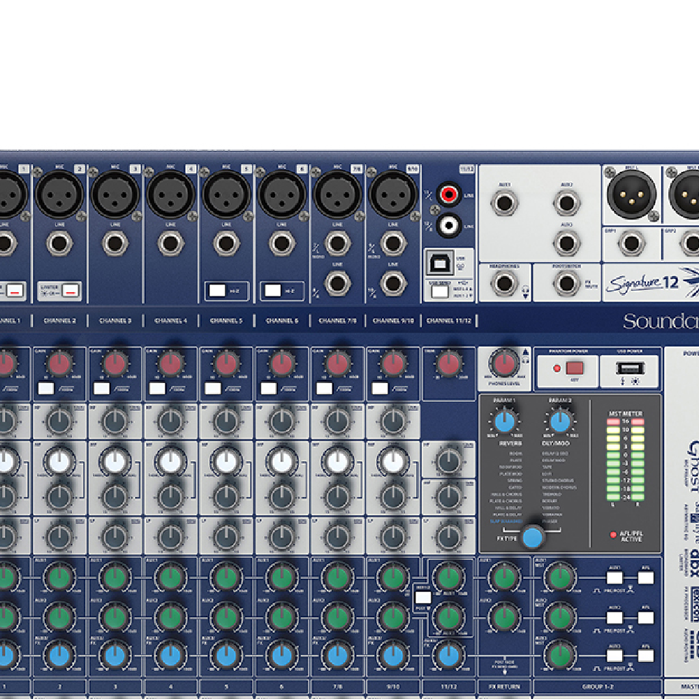 Soundcraft Soundcraft / Signature 12 12軌USB混音機 第 3 張圖片｜三峽錄音 / 音響