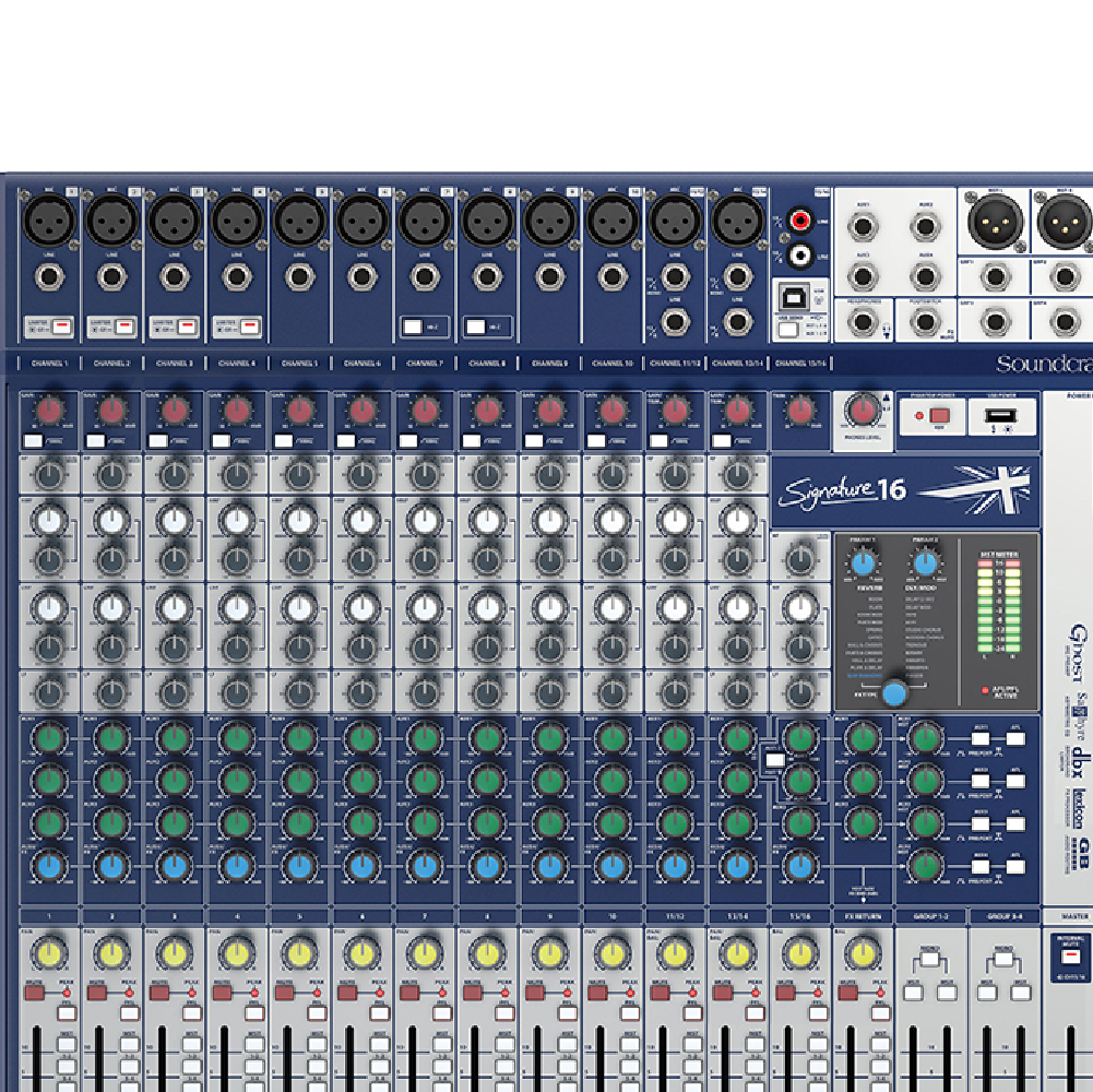 Soundcraft Soundcraft / Signature 16 16軌USB混音機(附贈機耳) 第 3 張圖片｜三峽錄音 / 音響