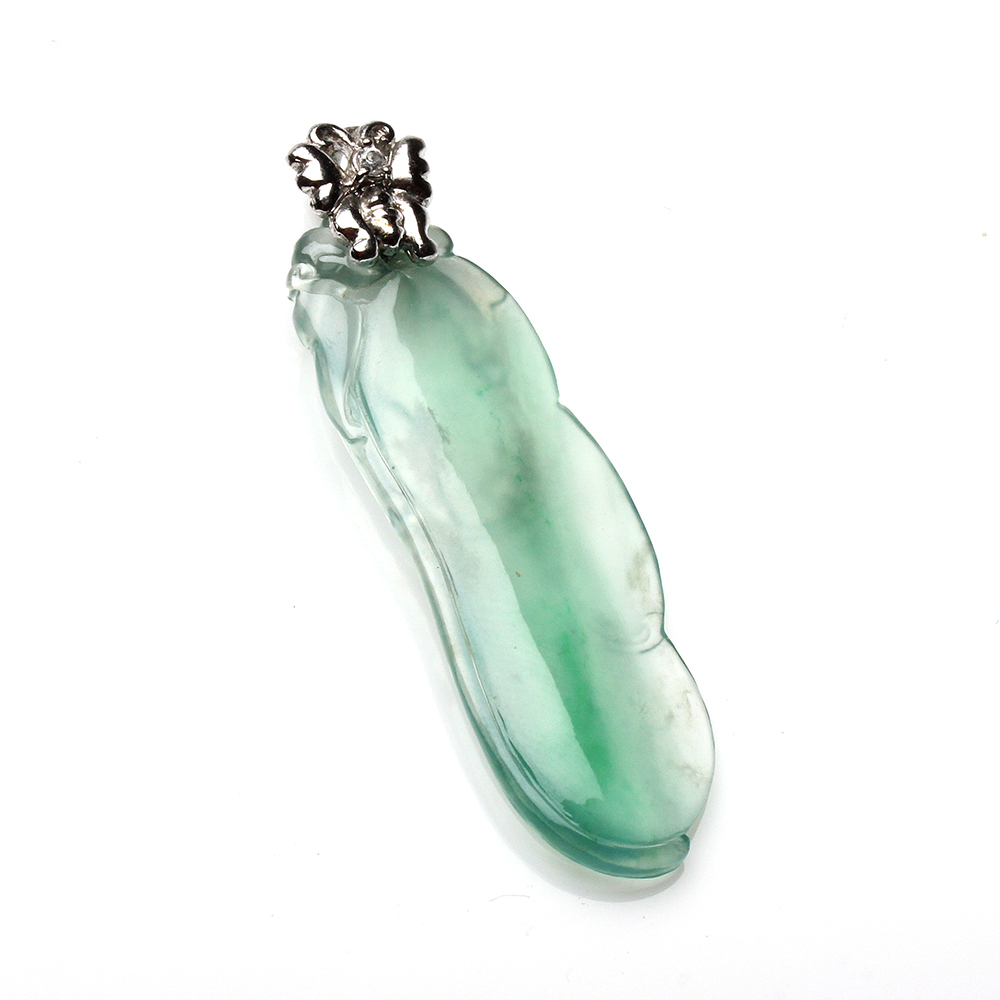 【雅紅珠寶】天然玻璃種翡翠玉項鍊-豆蔻年華-木拿礦區-N0377