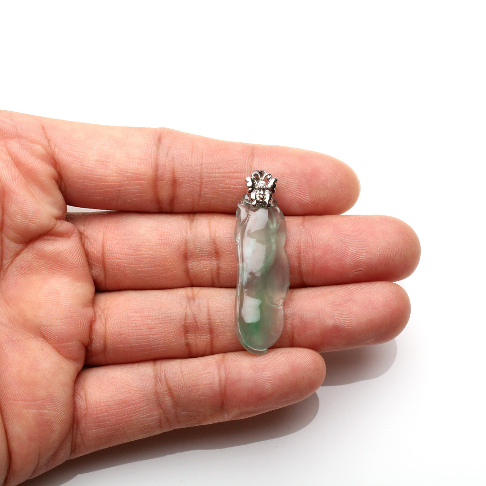 【雅紅珠寶】天然玻璃種翡翠玉項鍊-豆蔻年華-木拿礦區