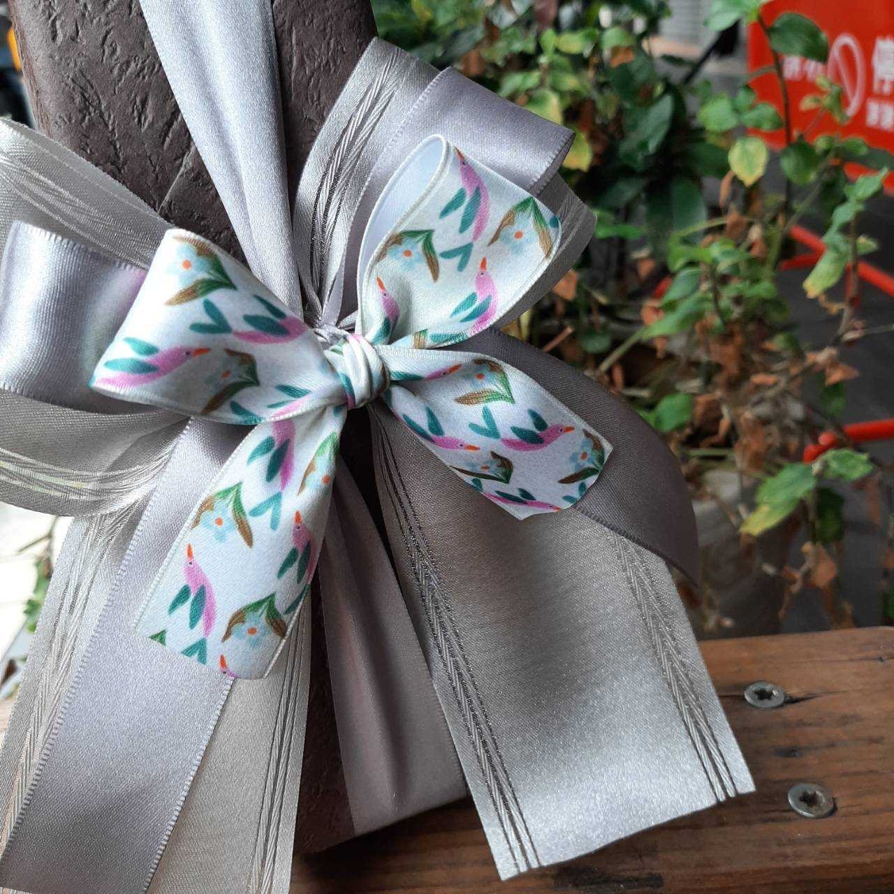 緞面網紗邊/雙面寬版/54mm