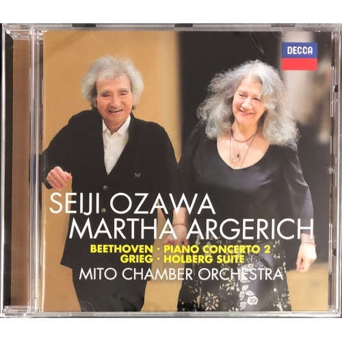 Seiji ozawa 小澤征爾 /Martha argerich-Beethoven: piano concerto no.2 - grieg: holberg suite (CD)