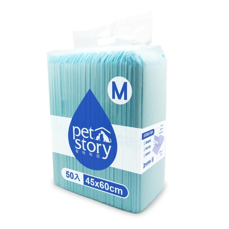 Pet story寵物物語–經濟包尿布墊 (M) 50入(45*60 cm) 超過3包請選宅配