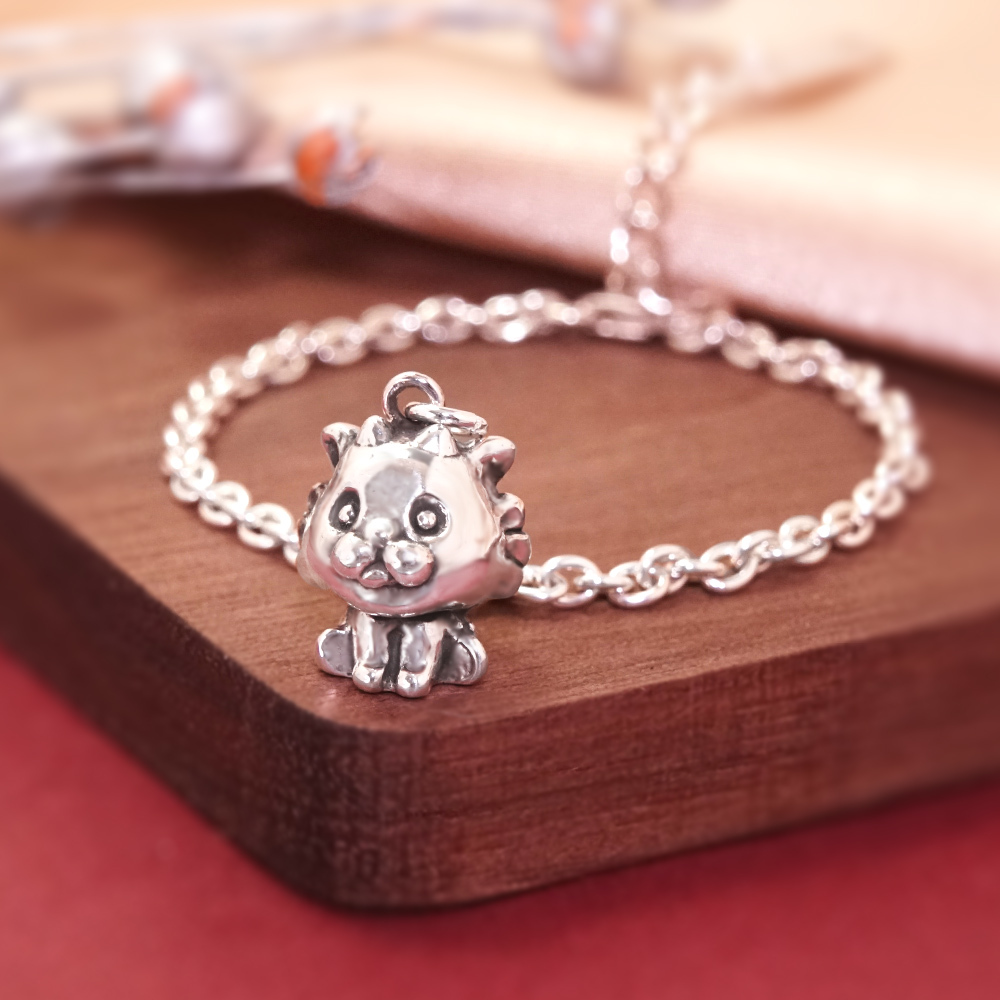 祥龍瑞氣 龍寶寶兒童手鍊(細版) 龍年生肖送禮 925純銀手鍊