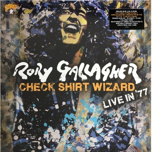 Rory Gallagher-Check Shirt Wizard-Live In 77 LP VINYL