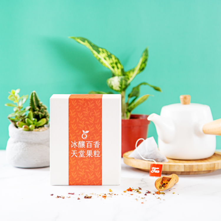 冰釀百香天堂果粒茶