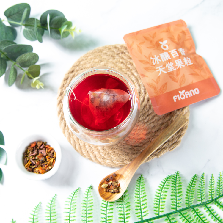 冰釀百香天堂果粒茶