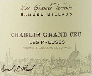 Samuel Billaud Chablis Grand Cru Les Preuses 2020 (RP94)