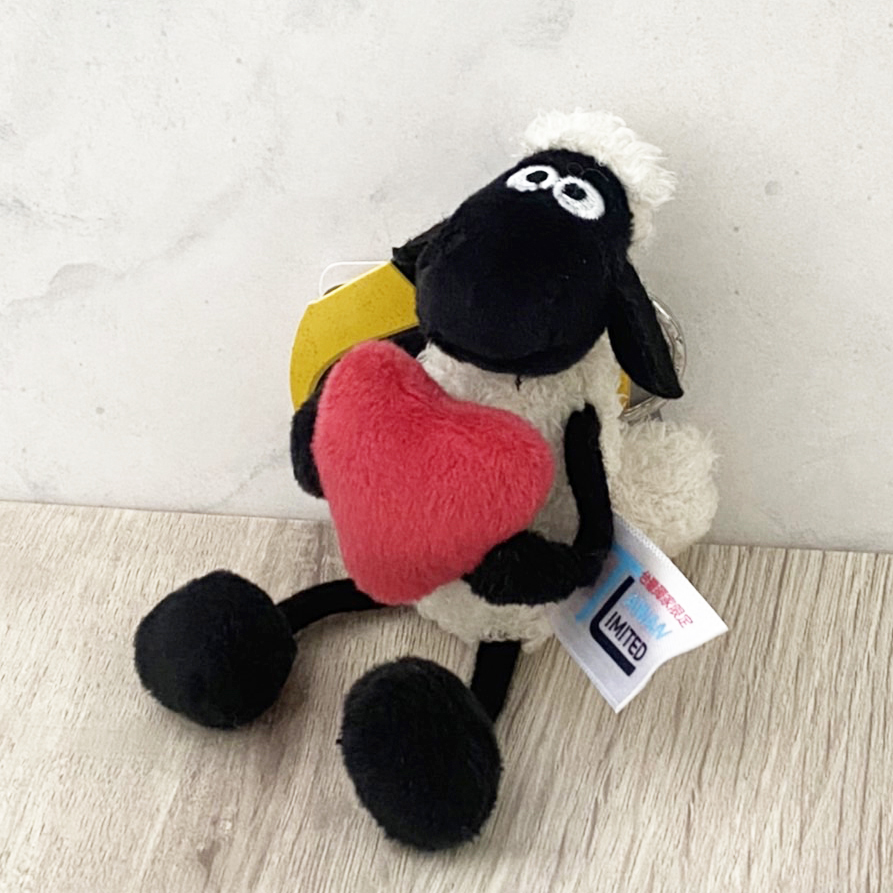 《笑笑羊》NICI 愛心尚恩鑰匙圈