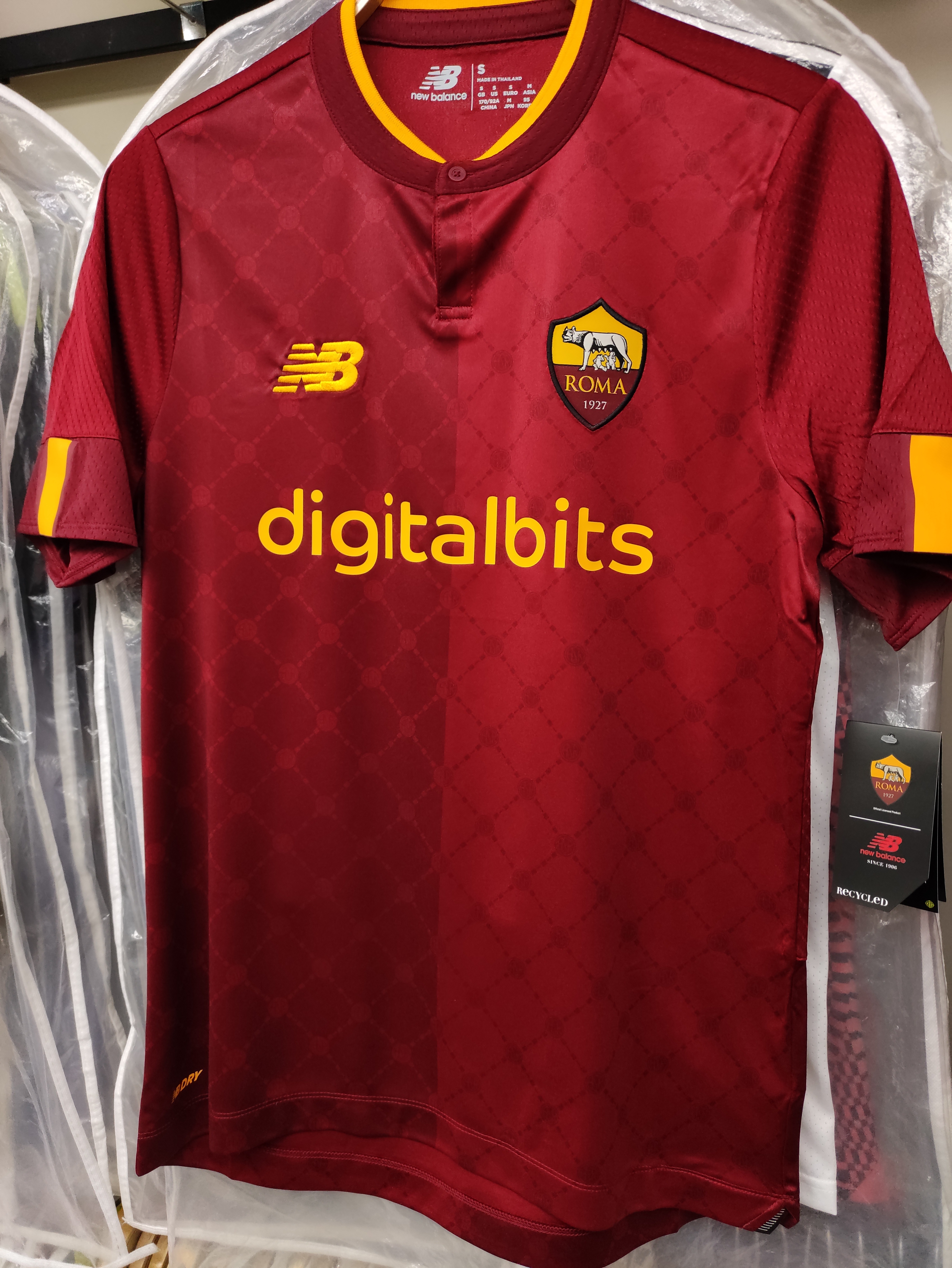 22-23羅馬主場迪巴拿歐霸球迷版球衣