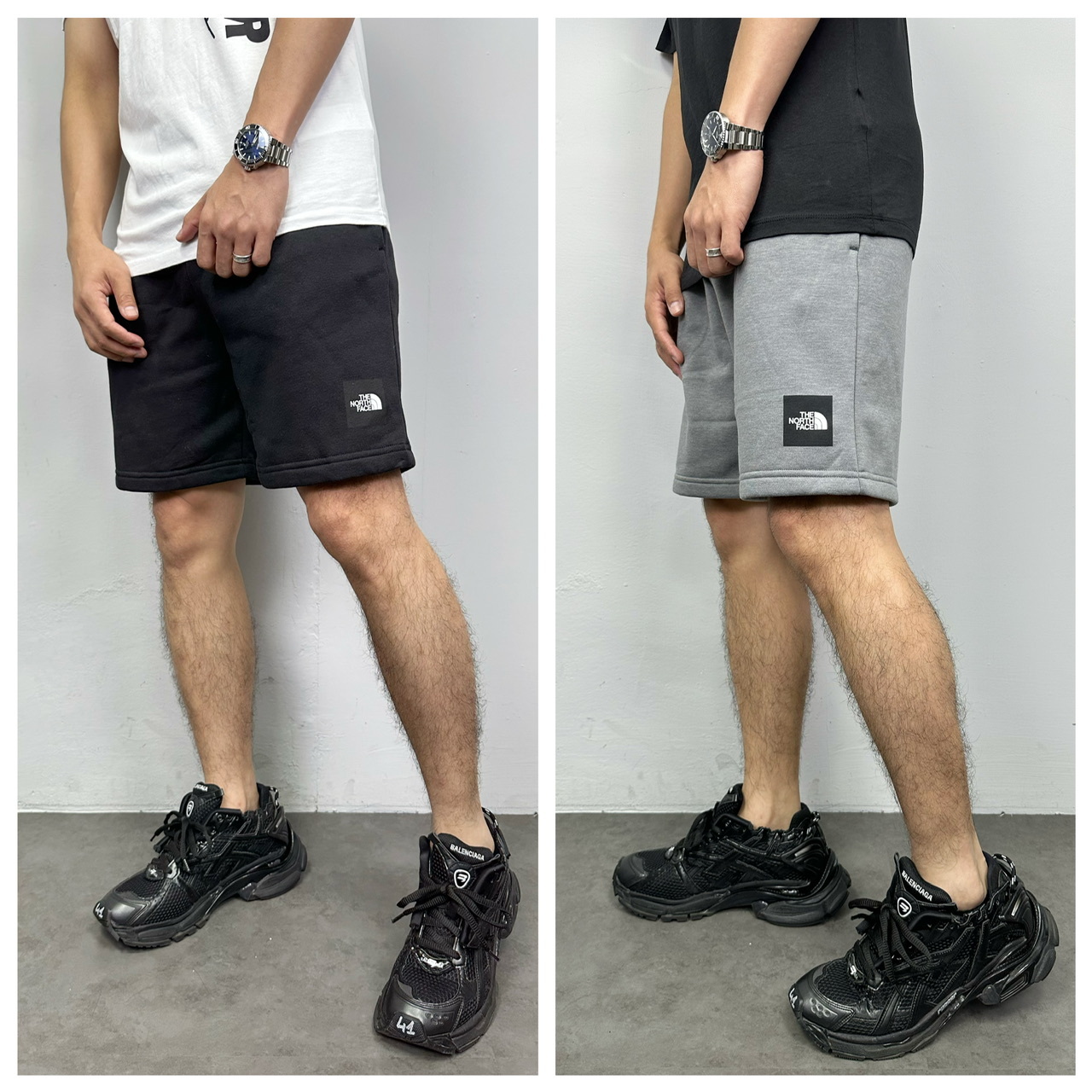 The North Face TNF 北臉 側邊方塊 短褲 棉褲