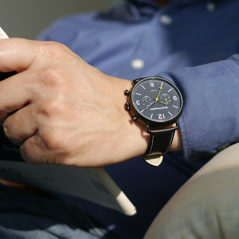 Orbz 經典休閒雙時區手錶