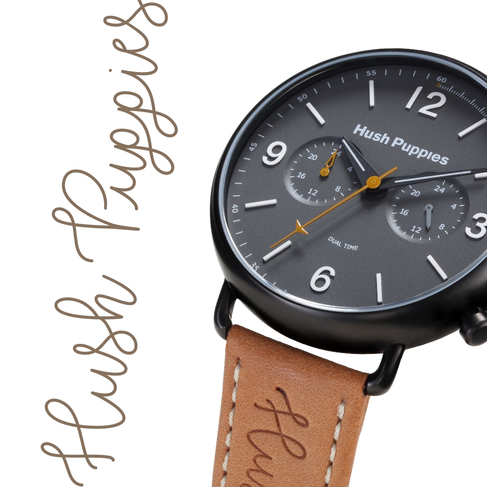 Orbz 經典休閒雙時區手錶