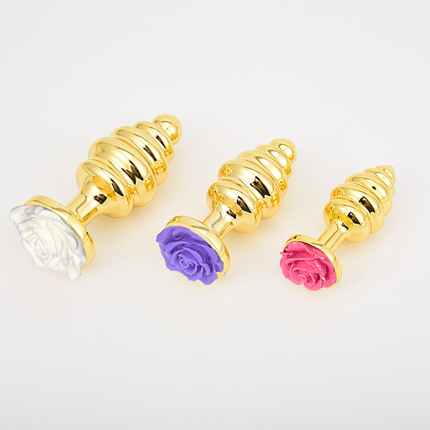 NPG 超冷感肛塞 M 紫色玫瑰