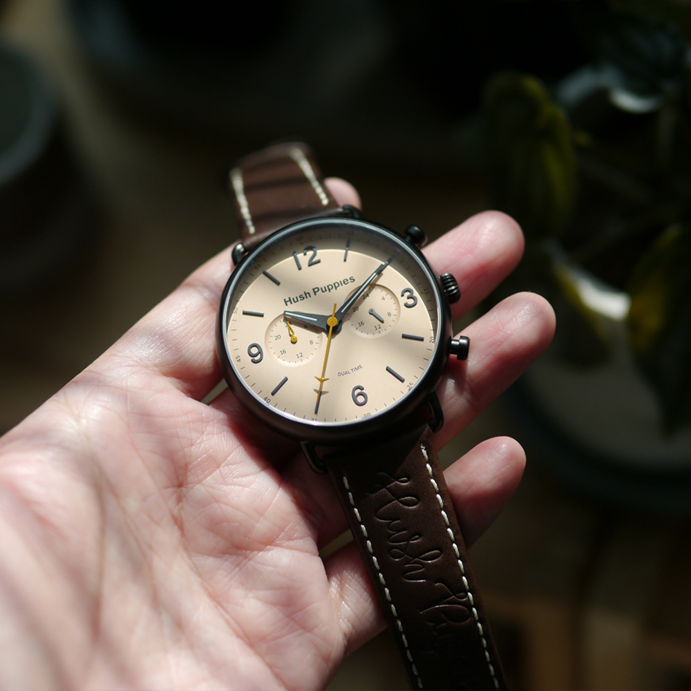 Orbz 經典休閒雙時區手錶