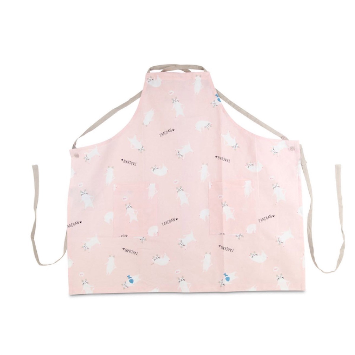 日本 FRIENDS HILL TAACHAN白貓圍裙 (L75cm) -821477 / 484