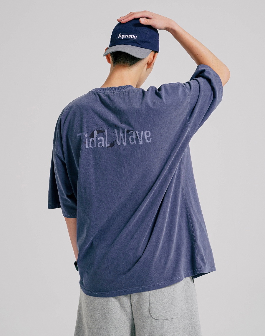 <預購> 韓國JEMUT 復古水洗高磅純棉短T