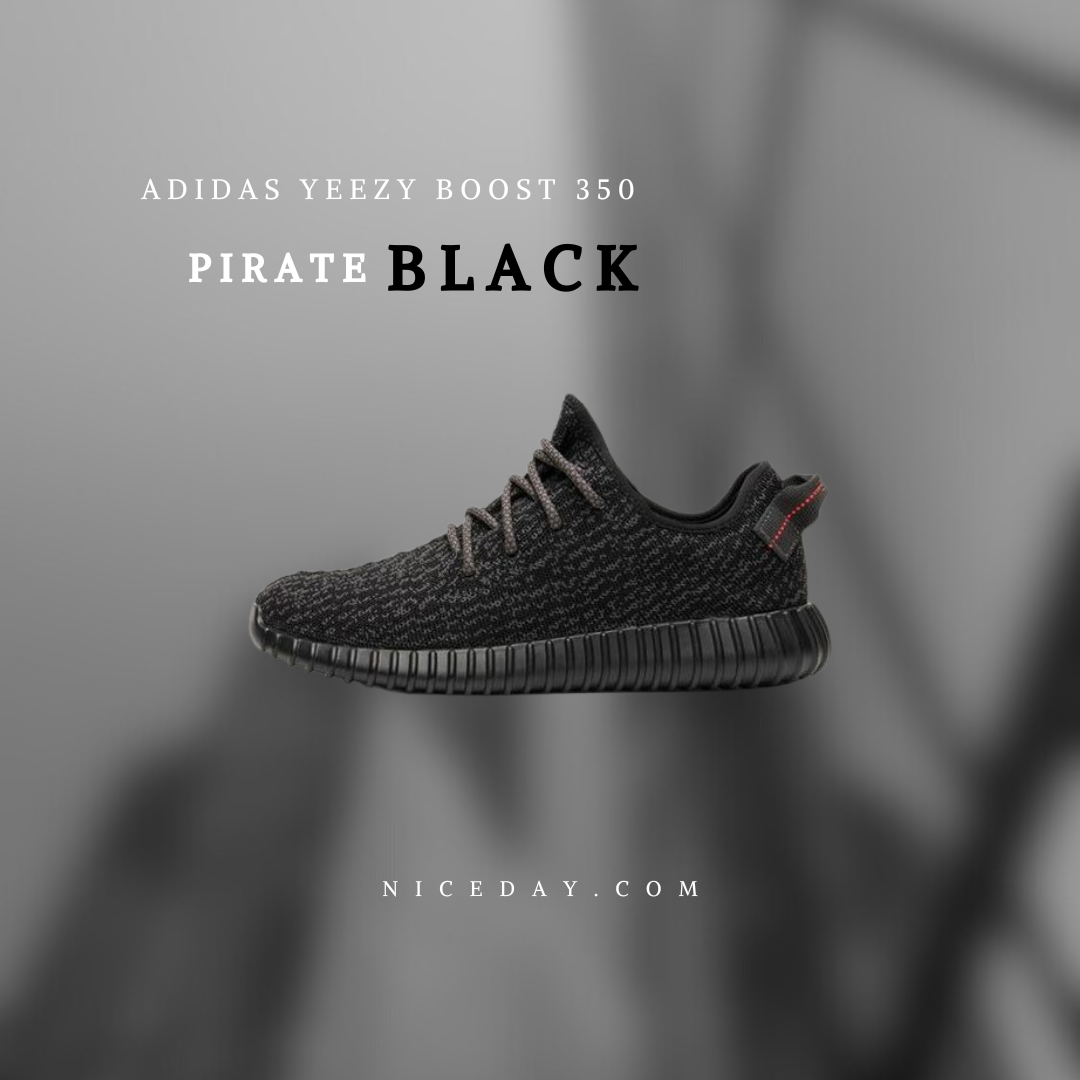 NICEDAY 代購 Adidas Yeezy Boost 350 "Pirate Black" 肯爺 黑 男女尺寸 BB5350