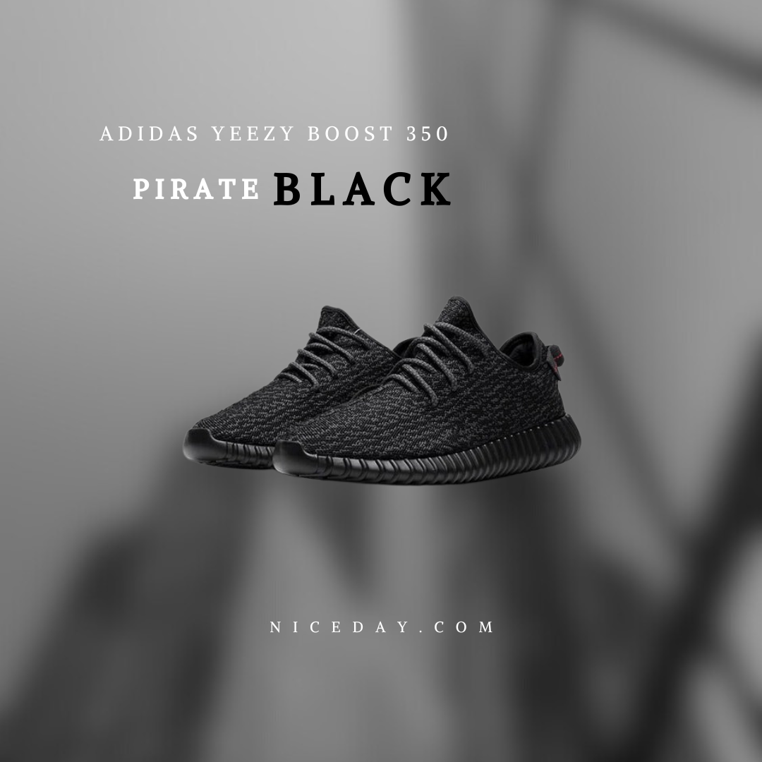 NICEDAY 代購 Adidas Yeezy Boost 350 "Pirate Black" 肯爺 黑 男女尺寸 BB5350