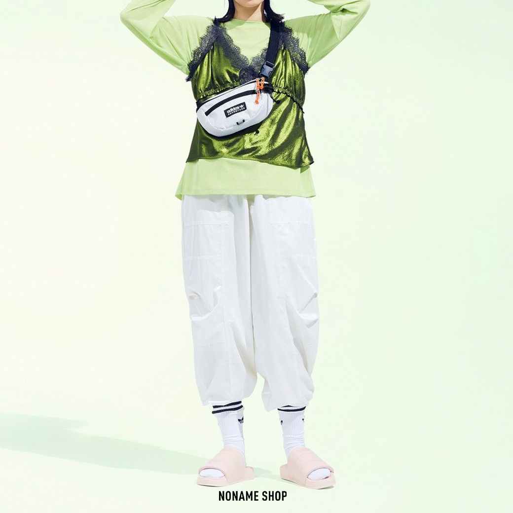 ADIDAS ADILETTE ESSENTIAL SLIDES 米其林 繃帶 拖鞋 兩色 (女款)