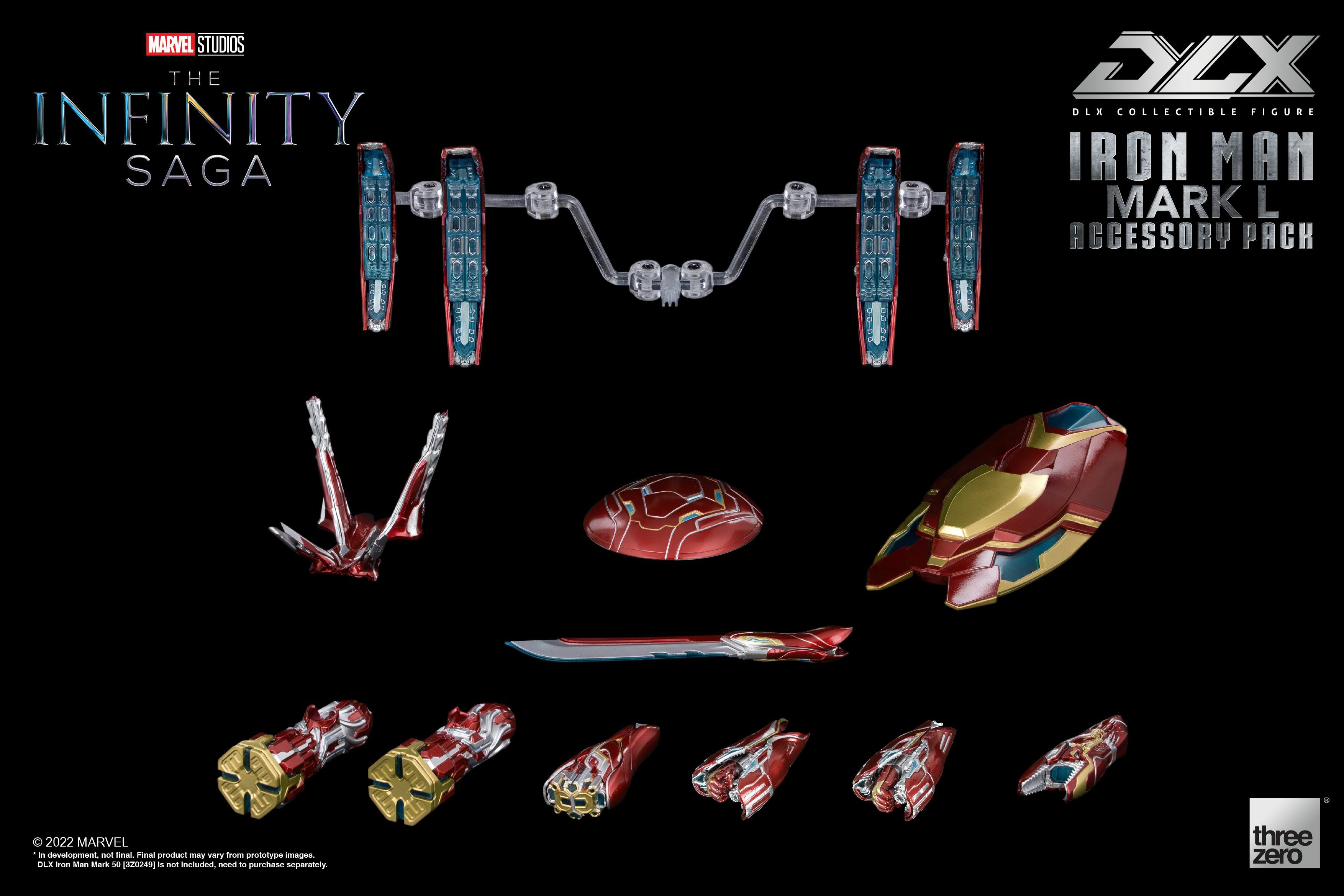 Threezero : The Infinity Saga - DLX 鋼鐵俠Mark 50 配件包