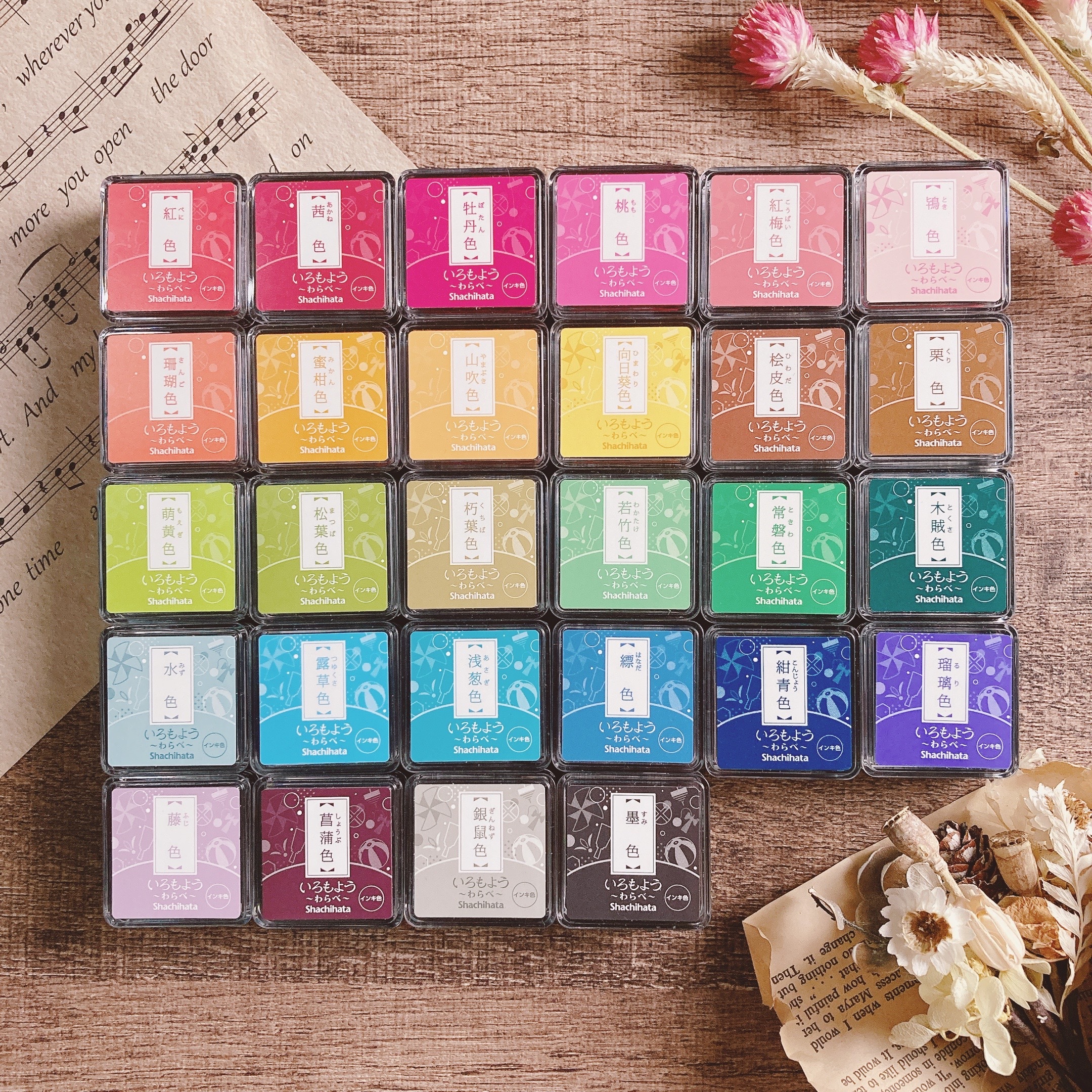 Shachihata｜色染油性防水印台 (迷你尺寸）