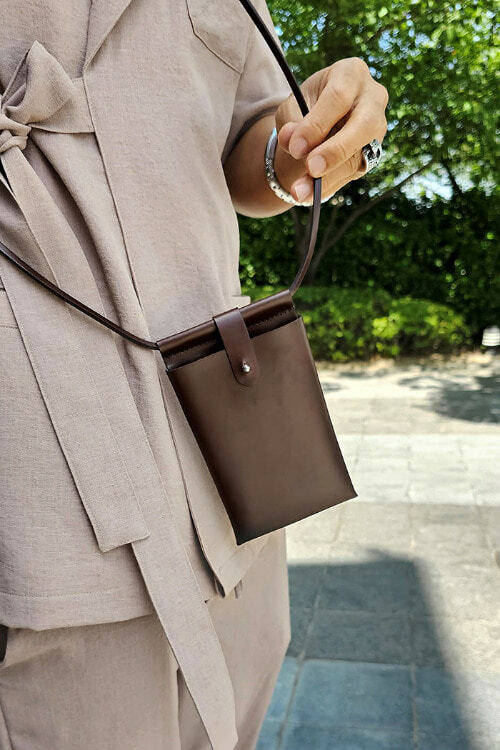 真皮迷你斜挎包