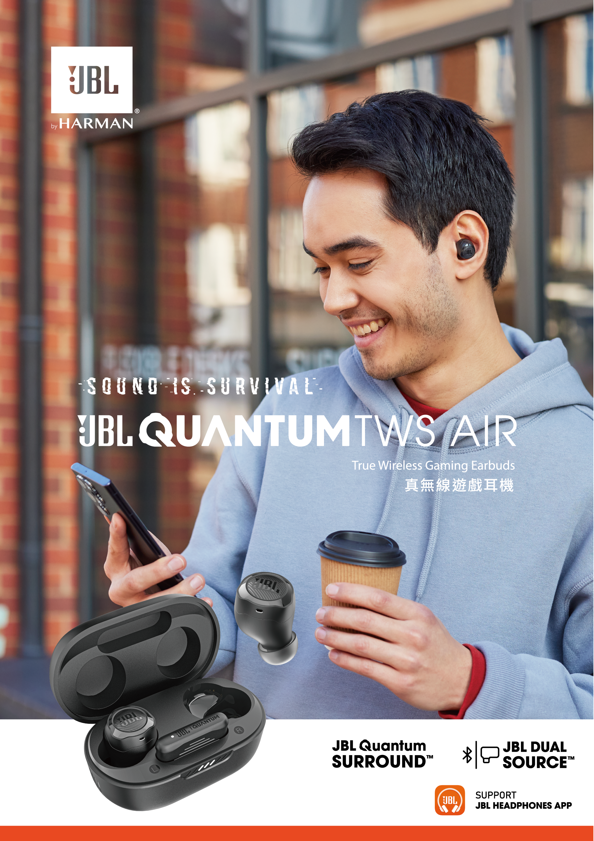 JBL QUANTUM TWS AIR True Wireless Gaming Earbuds