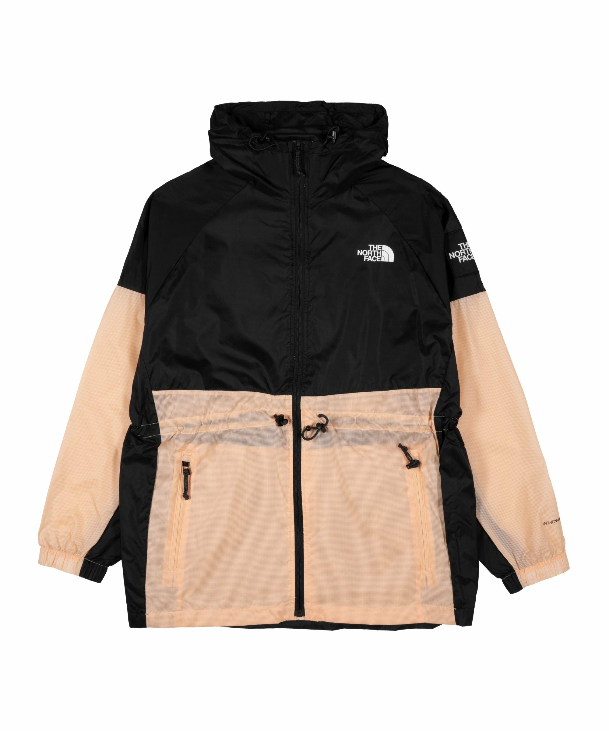 THE NORTH FACE 北臉 PHLEGO 女式風衣 外套 縮腰 橙色 JUN-