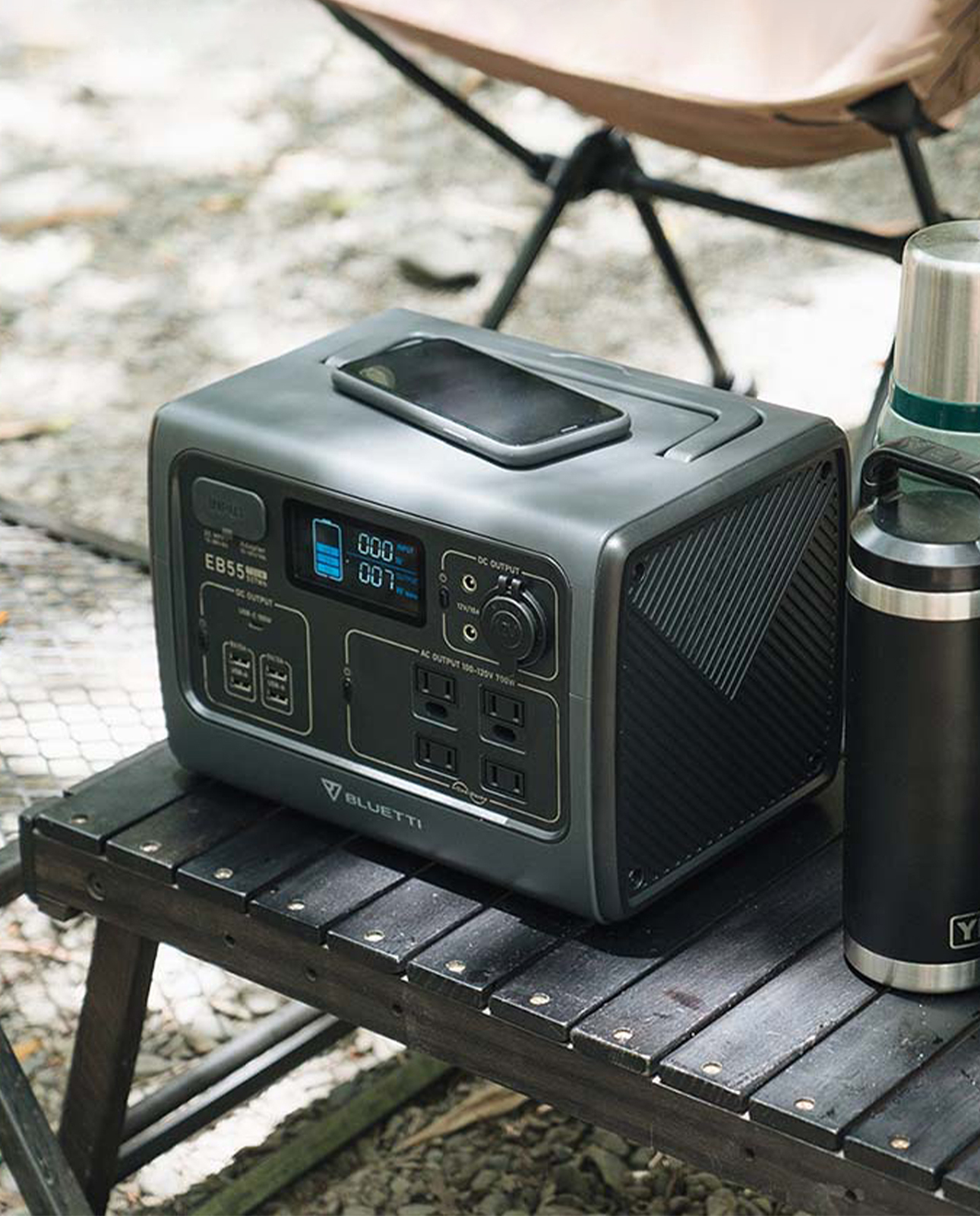 [單次型出租方案] BLUETTI | 野獸級戶外行動電源站【EB55】(需預約排單)