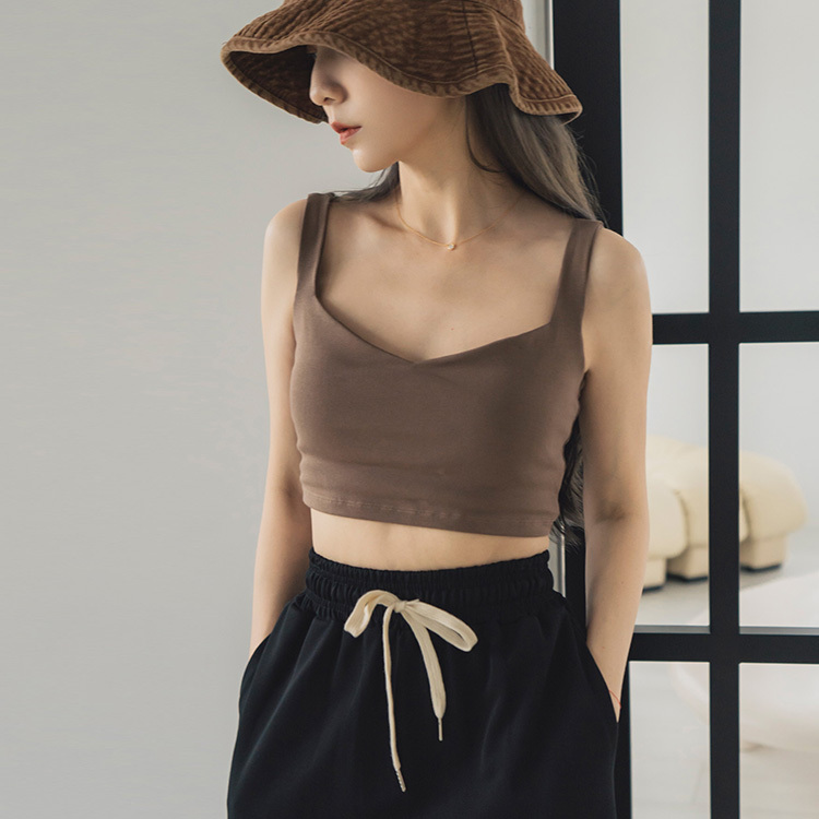 微V領背心Bra