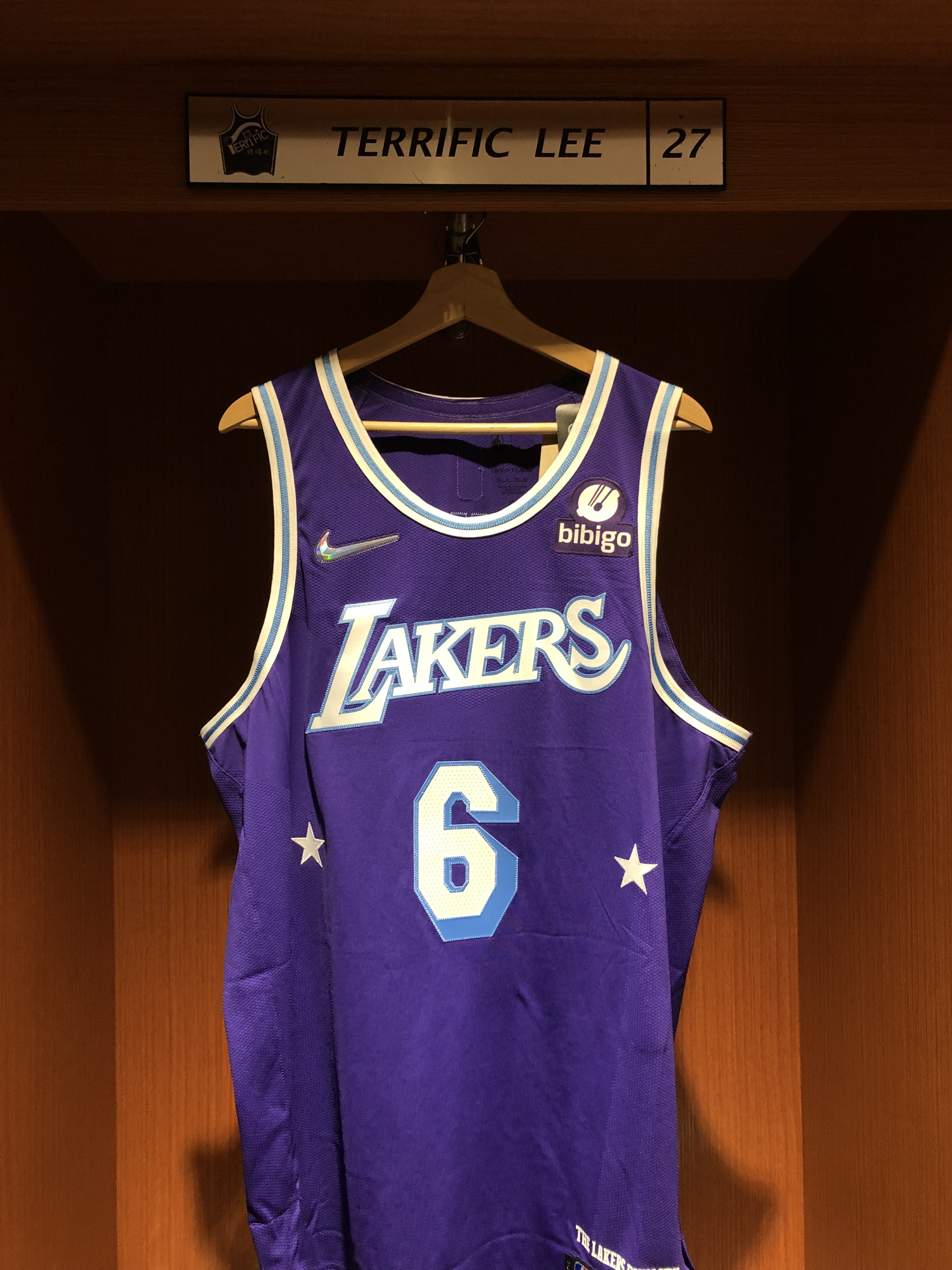 NBA球衣 Lebron James 洛杉磯湖人城市 #6 75周年 鑽石標 City Nike Authentic 球員版 電繡 含贊助商標 全新