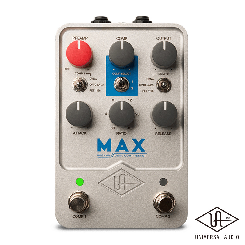 又昇樂器.音響】Universal Audio UAFX MAX Preamp & Dual Comp 單顆