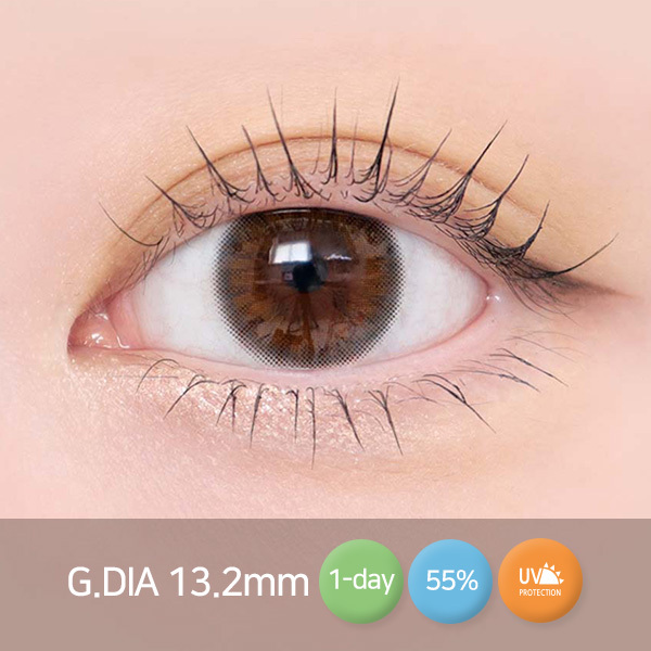 [日拋特薄][防UV] LENSSIS 1 Day BLISS Brown 日拋彩妝隱形眼鏡｜每盒10片