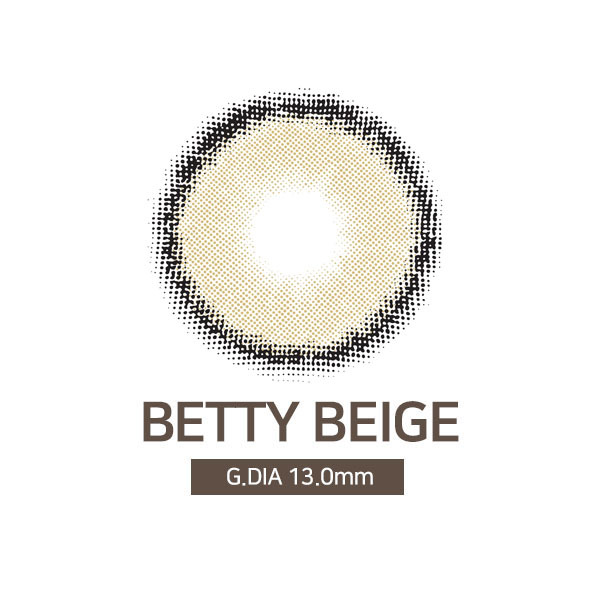 [日拋特薄][防UV] LENSSIS 1 Day BETTY Beige 日拋彩妝隱形眼鏡｜每盒10片