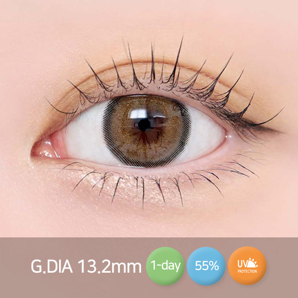 [日拋特薄][防UV] LENSSIS 1 Day SAND BEIGE 日拋彩妝隱形眼鏡｜每盒10片 (13.2/13.5)