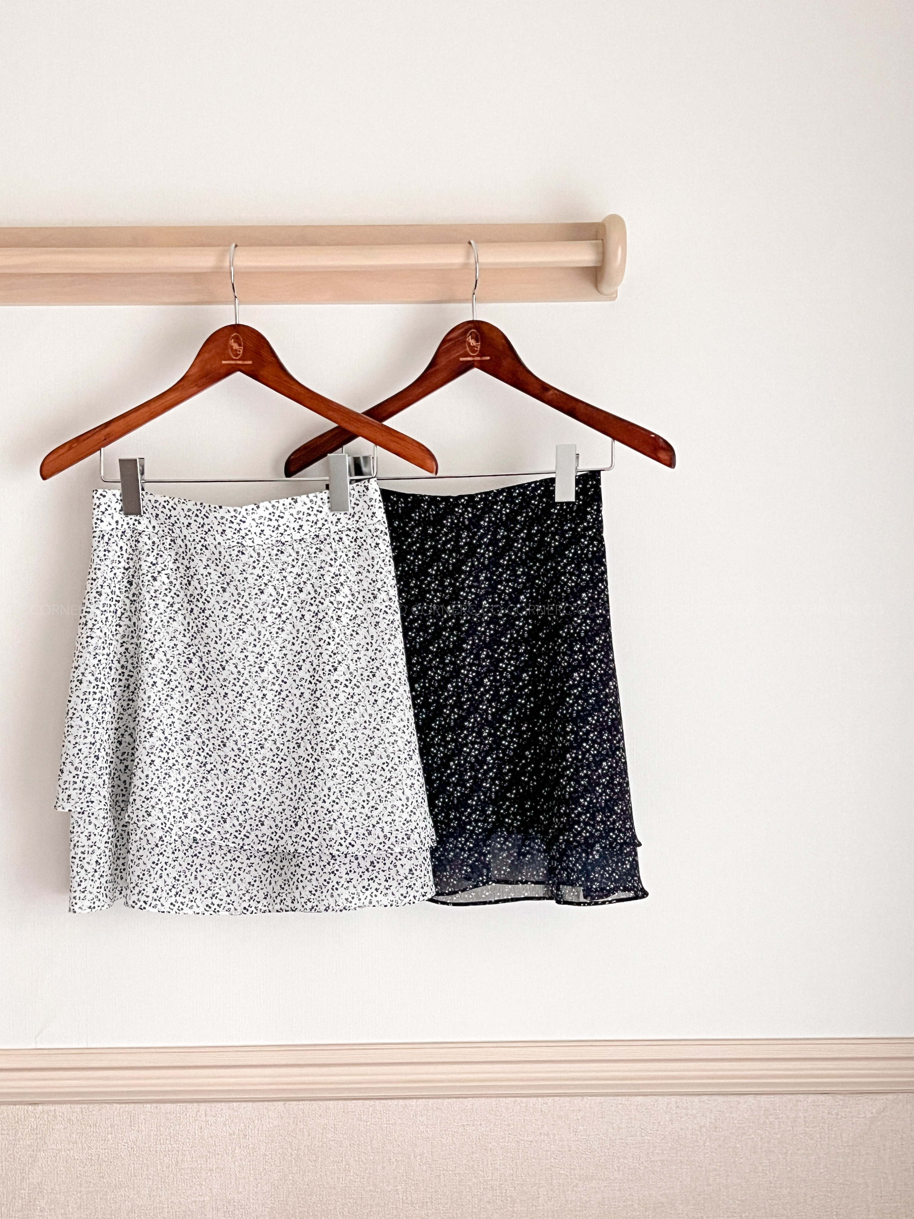 〈29/5～2/6 連線DAY 3〉超百搭～雙層碎花小短裙